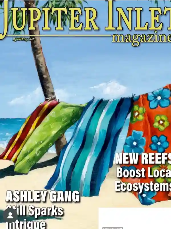 on the cover of Jupiter Inlet Magazine