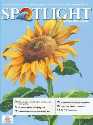 On the cover of Spotlight Magazine